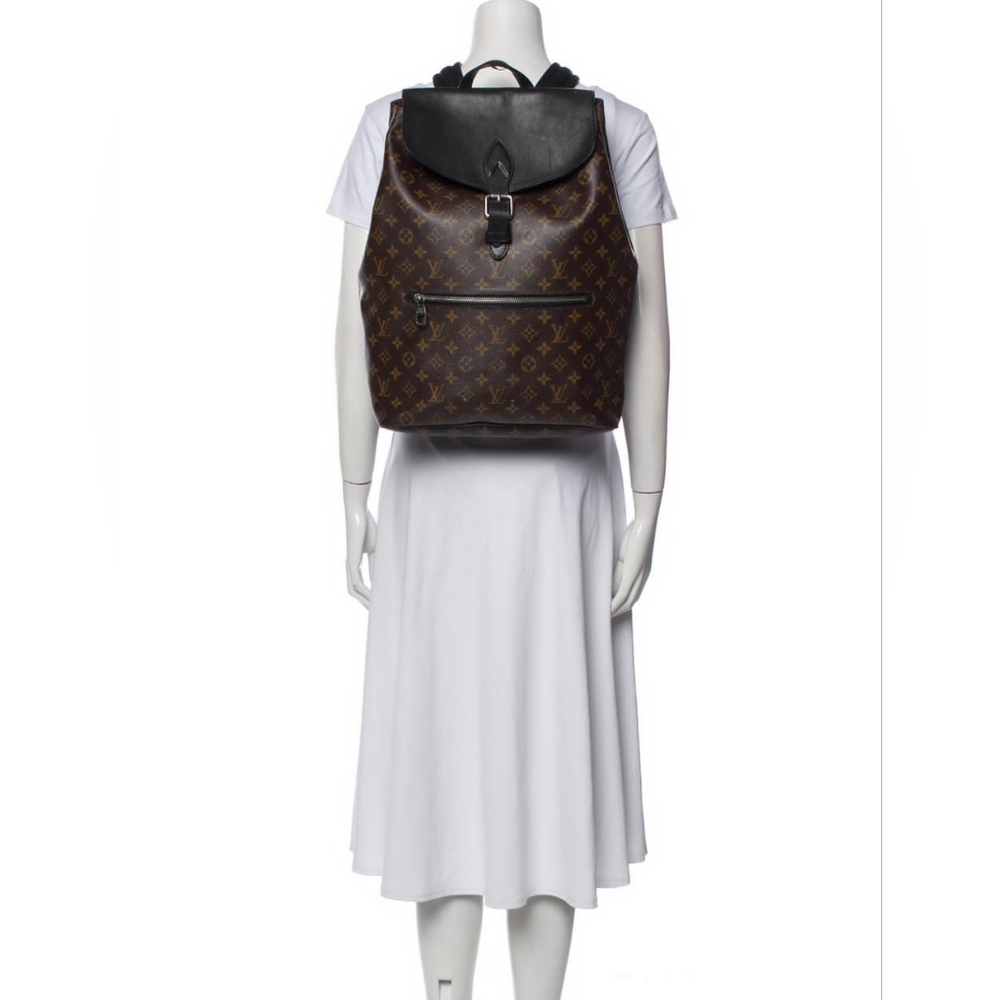 Louis Vuitton Monogram Macassar Palk Backpack Brown/Black - Picture 6 of 14